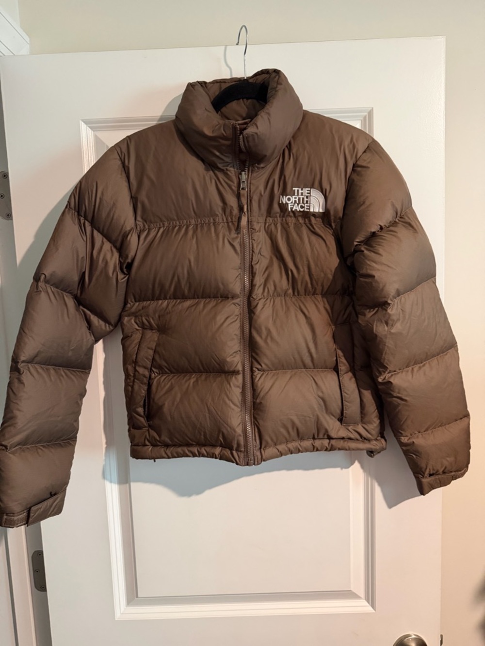 The North Face Chocolate Brown Insulated Puffer Jacket 🔥 Size XS - Picture 2 of 6